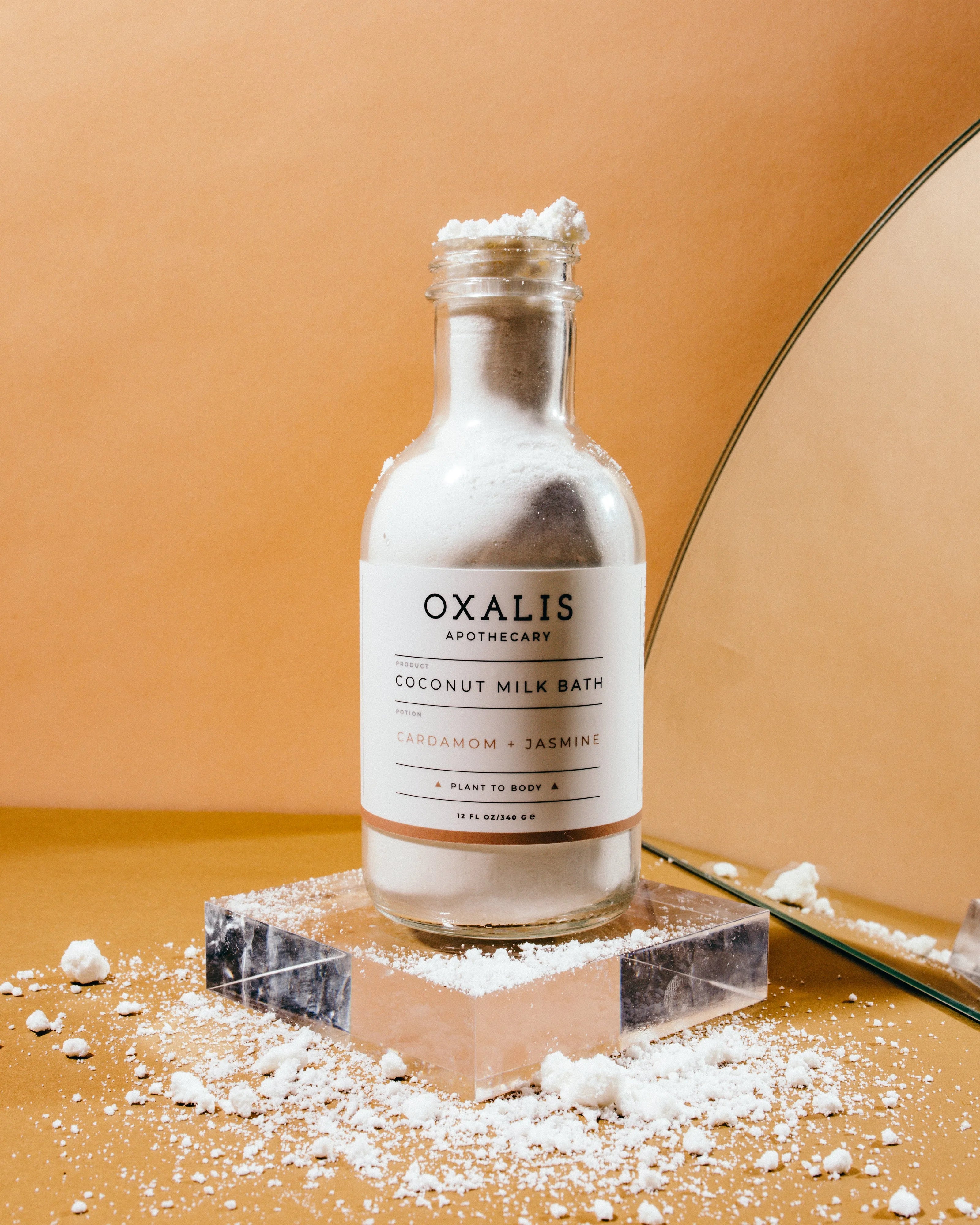 COCONUT MILK BATH | CARDAMOM + JASMINE-Body-Oxalis Apothecary