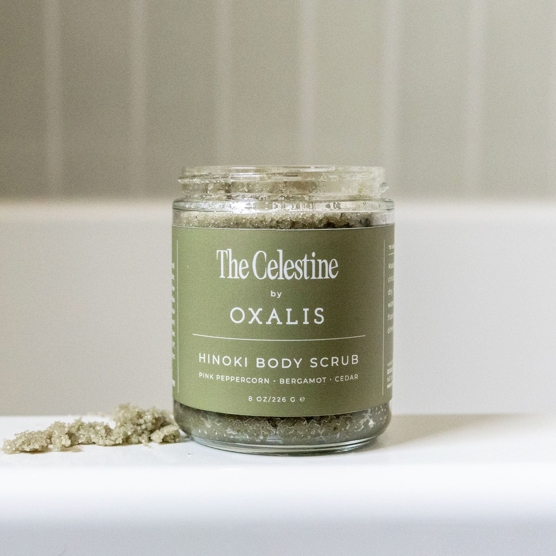 OXALIS + THE CELESTINE HINOKI BODY SCRUB