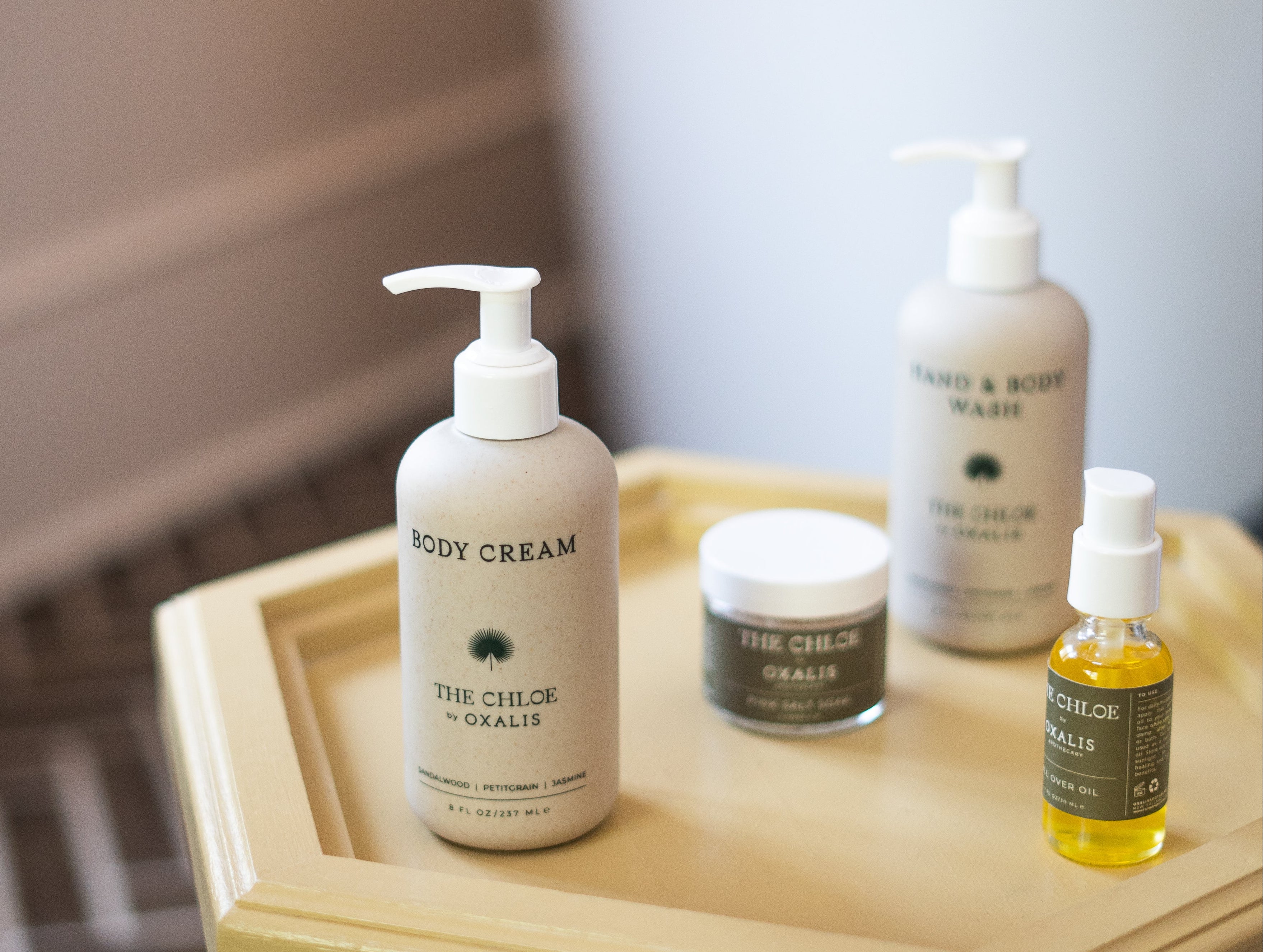 Oxalis + The Chloe Body Wash & Cream Duo | Hydrating Body Care Set