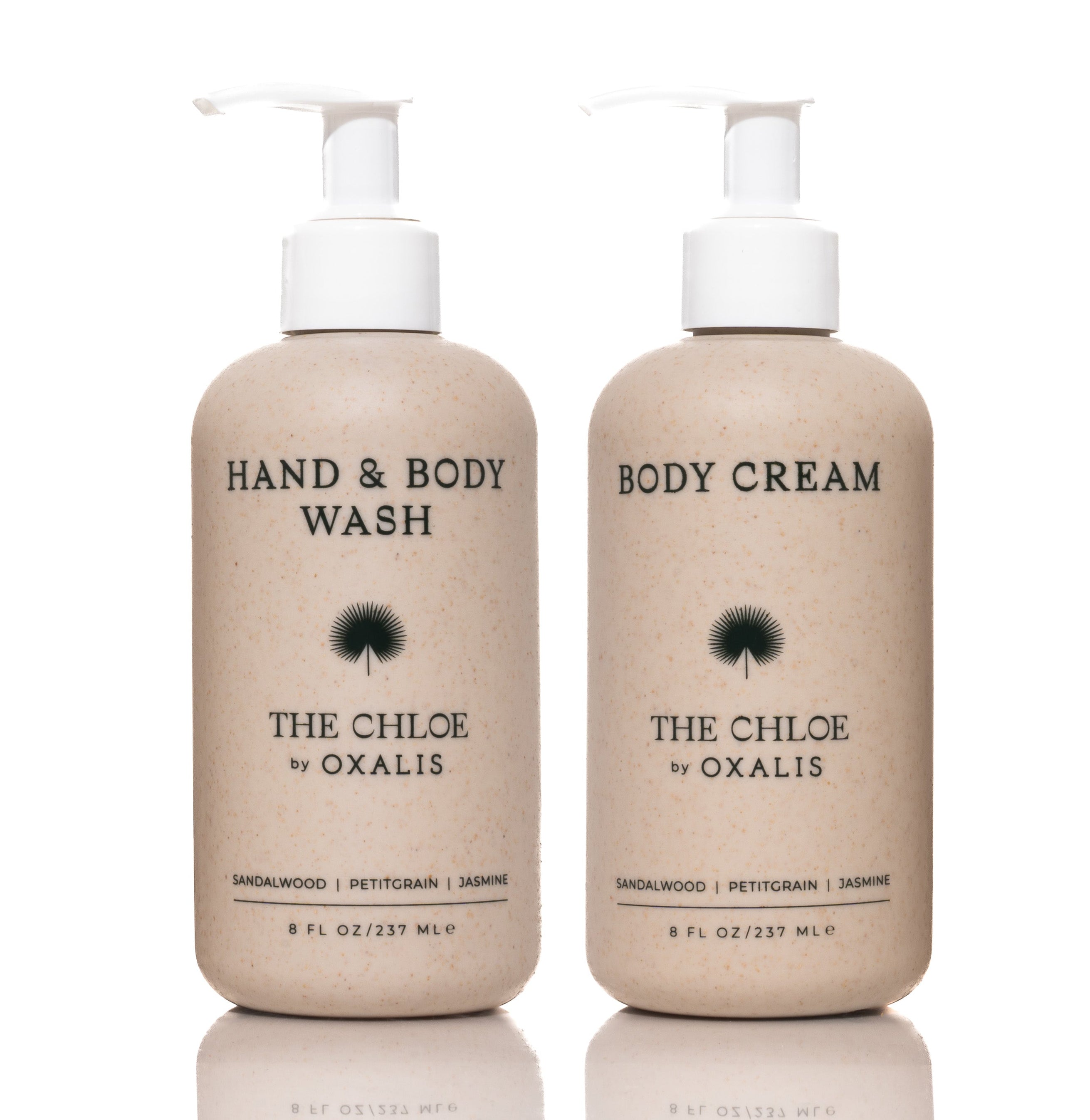 Oxalis + The Chloe Body Wash & Cream Duo | Hydrating Body Care Set