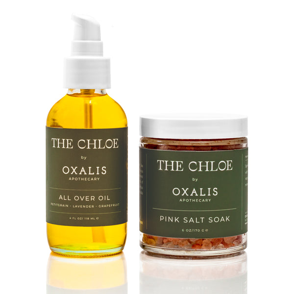 OXALIS X THE CHLOE OIL + SALT SOAK DUO