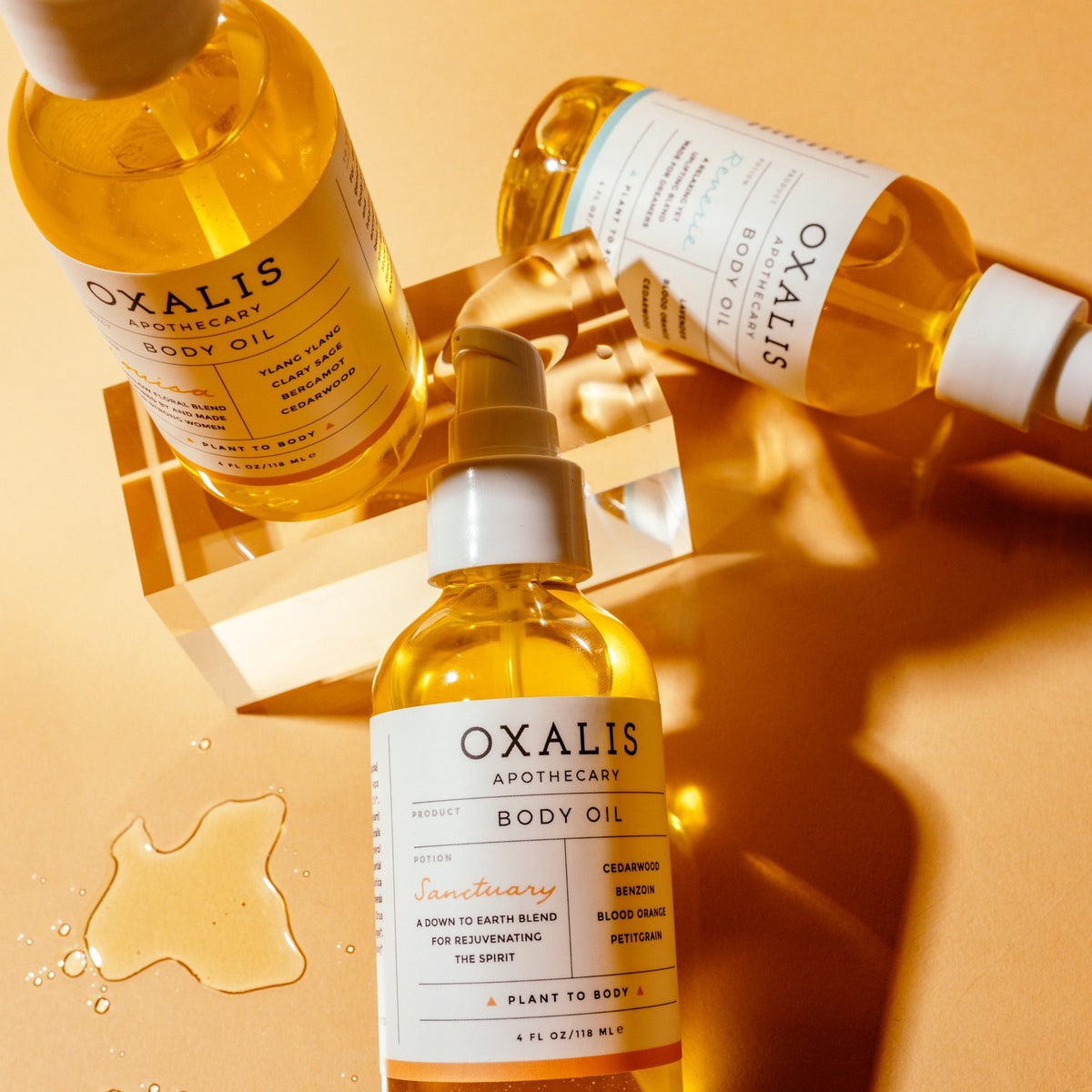 SANCTUARY BODY OIL | WARM + EARTHY Auto renew-Oxalis Apothecary